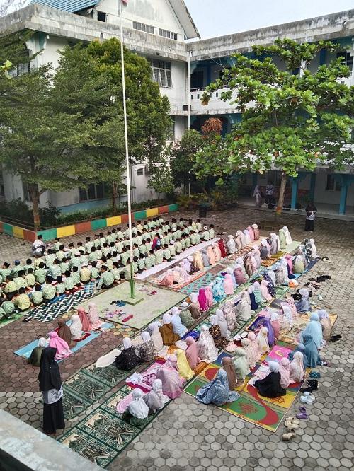 Ini Tiga Amalan Pagi Hari Murid SD Babussalam Pekanbaru